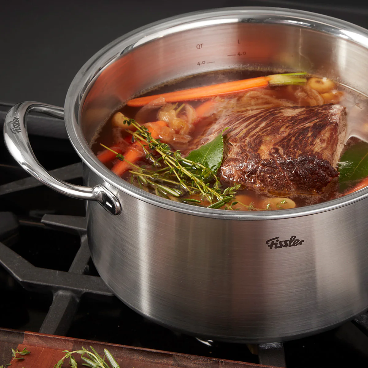 7-Piece 5 Ply Stainless Steel Cookware - German Made Durability - Image 6