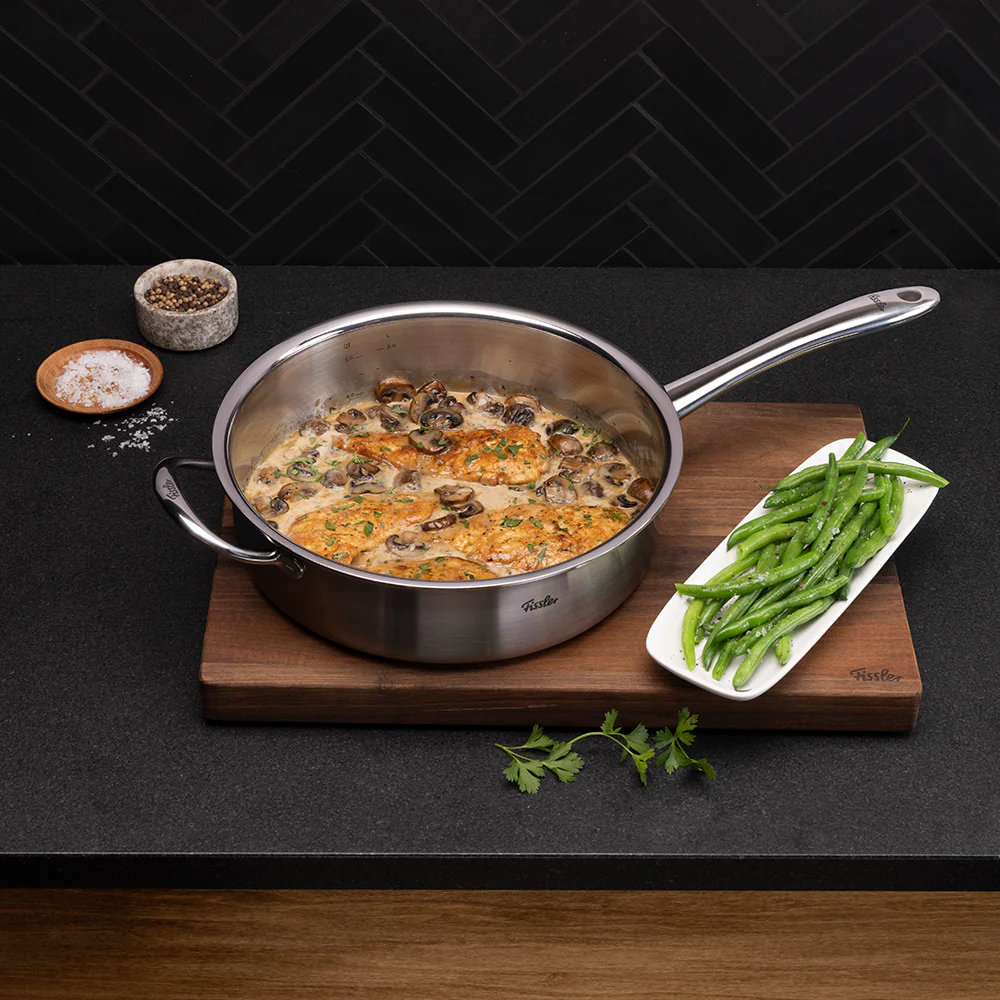 M5 Pro-Ply 5-Ply Stainless Steel Frying Pan | Oven & Dishwasher Safe - Image 6